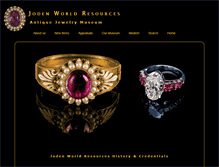 Tablet Screenshot of antiquejewelrymuseum.com